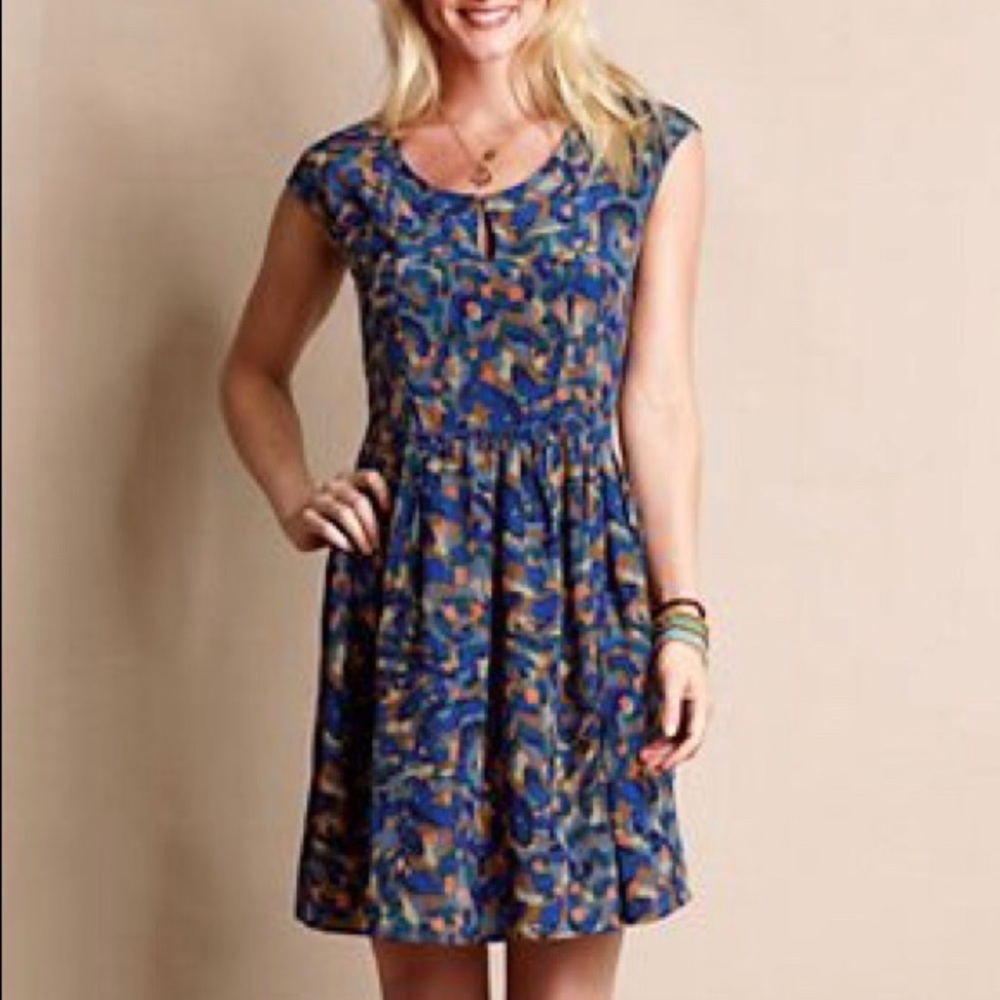 Lands End Canvas Silk Dress